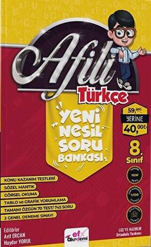 8. Sınıf Afili Türkçe Yeni Nesil Soru Bankası - 1