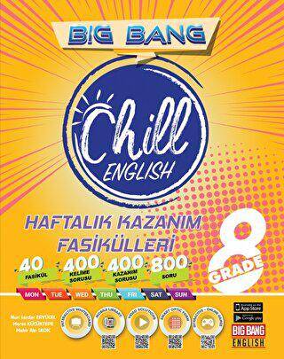 8. Sınıf Big Bang Chill English Haftalık Kazanım Fasikülleri - 1