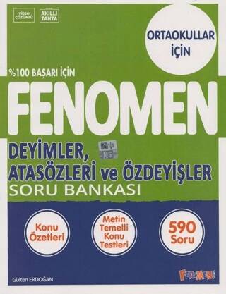 8. Sınıf Deyimler Atasözleri ve Özdeyişler Fenomen Soru Bankası - 1
