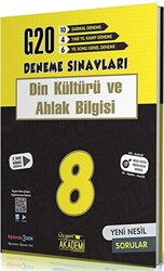 8. Sınıf Din Kültürü ve Ahlak Bilgisi 20`li Deneme Sınavları - 1