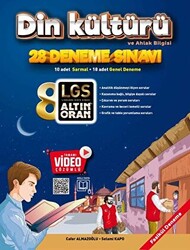 8. Sınıf Din Kültürü ve Ahlak Bilgisi 28 Deneme Sınavı - 1