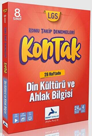 8. Sınıf Din Kültürü ve Ahlak Bilgisi 28 Kontak Deneme - 1