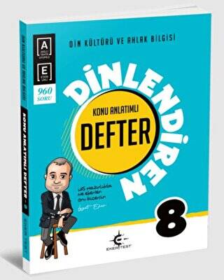 8. Sınıf Din Kültürü ve Ahlak Bilgisi Dinlendiren Defter - 1