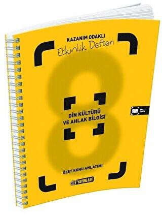 8. Sınıf Din Kültürü ve Ahlak Bilgisi Kazanım Odaklı Etkinlik Defteri - 1