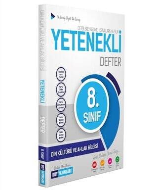 8. Sınıf Din Kültürü ve Ahlak Bilgisi Yetenekli Defter - 1