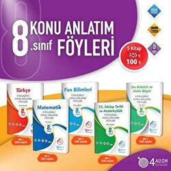 8. Sınıf Etkileşimli Konu Anlatım Föyleri Seti - 1