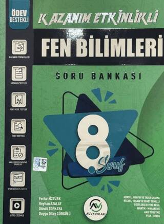 8. Sınıf Favori Kazanım Etinlikli Fen Bilimleri Soru Bankası - 1