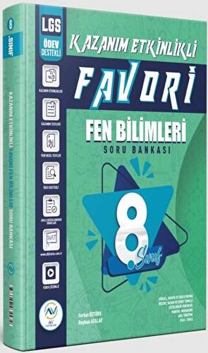 8. Sınıf Favori Kazanım Etinlikli Fen Bilimleri Soru Bankası - 2023 - 1