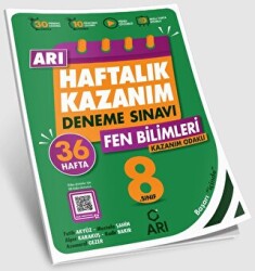 8. Sınıf Fen Bilimleri Arı Haftalık Kazanım Deneme - 1