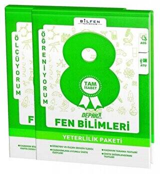 8. Sınıf Fen Bilimleri Depar Yeterlilik Paketi - 1