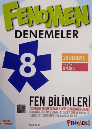 8. Sınıf Fen Bilimleri Fenomen 12 Genel Deneme - 1