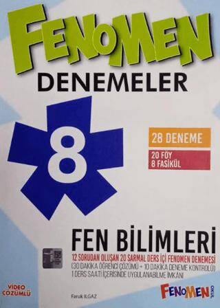 8. Sınıf Fen Bilimleri Fenomen 12 Genel Deneme - 1