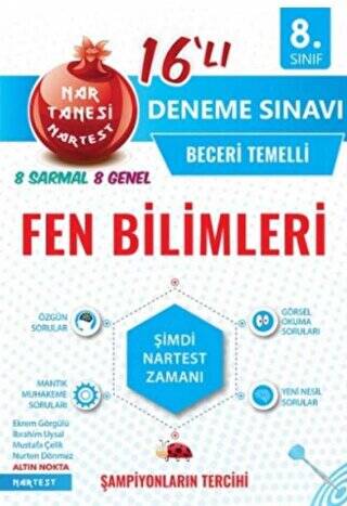8. Sınıf Fen Bilimleri Nar Tanesi 16 lı Deneme Sınavı - 1