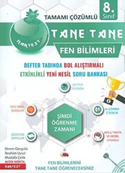 8. Sınıf Fen Bilimleri Tane Tane Soru Bankası - Nartest Yayınevi