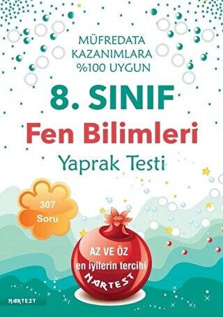 8. Sınıf Fen Bilimleri Yaprak Testi - 1