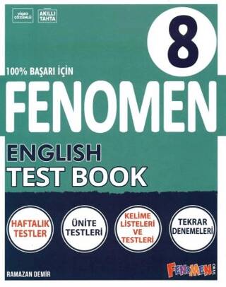 8. Sınıf Fenomen English Test Book Gama Yayınları - 1
