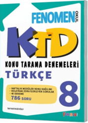 8. Sınıf Fenomen Türkçe 40`lı Konu Denemeleri - Fenomen Yayınları