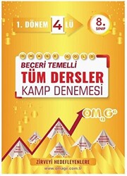 8. Sınıf Gold Tüm Dersler 4`lü Kamp Denemesi 1. Dönem - 1