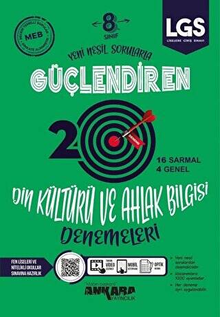 8. Sınıf Güçlendiren Din Kültürü ve Ahlak Bilgisi 20 Deneme - 1