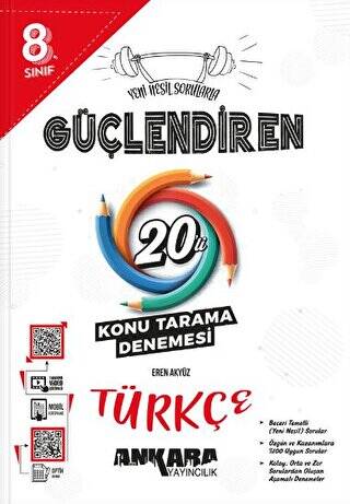 8.⁠ ⁠Sınıf Güçlendiren Türkçe 20`li Konu Tarama Denemesi - 1