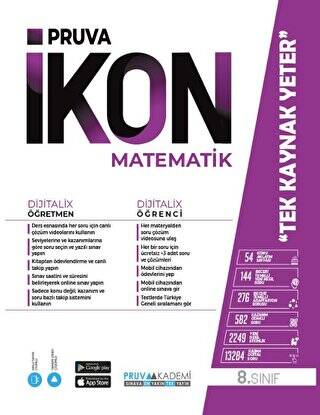 8. Sınıf İkon Matematik Konu Anlatım Kitabı - 1