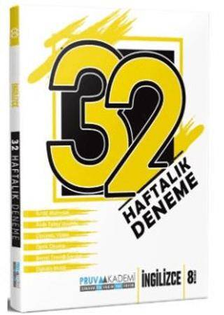 8. Sınıf İngilizce 32 Haftalık Deneme - 1