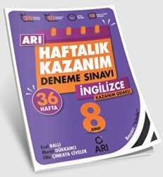 8. Sınıf İngilizce Arı Haftalık Kazanım Deneme - 1