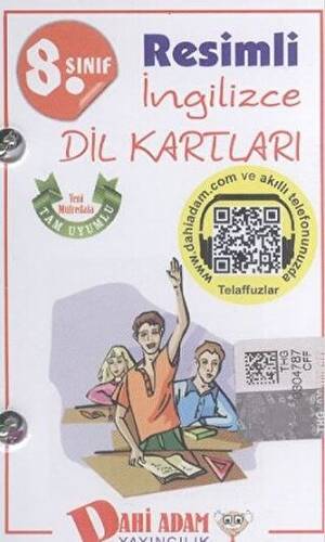 8. Sınıf İngilizce Dil Kartı - 1