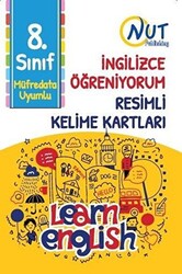 8. Sınıf İngilizce Öğreniyorum Resimli Kelime Kartları - 1