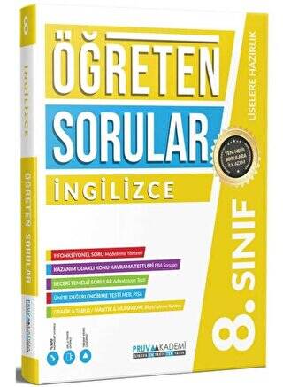 8. Sınıf İngilizce Öğreten Soru Bankası - 1