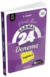 8. Sınıf İngilizce Sarmal 24 Deneme - Dinamo Yayınları