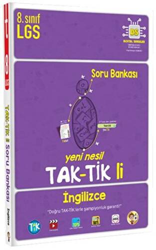 8. Sınıf İngilizce Taktikli Soru Bankası - 1