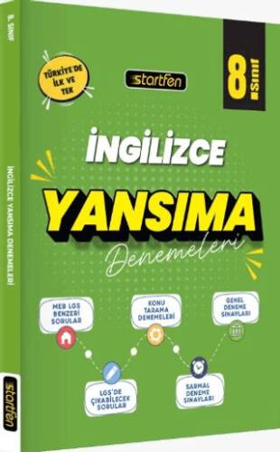 8. Sınıf İngilizce Yansıma Denemeleri - 1