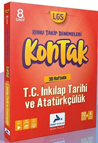 8. Sınıf İnkılap Tarihi ve Atatürkçülük 36 Kontak Deneme - 1