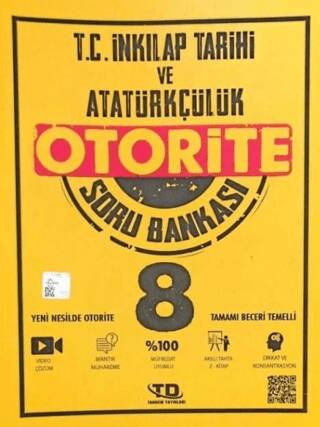 8. Sınıf İnkılap Tarihi ve Atatürkçülük Otorite Soru Bankası - 1