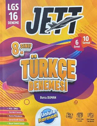 8. Sınıf Jett Türkçe 16 Deneme - 1