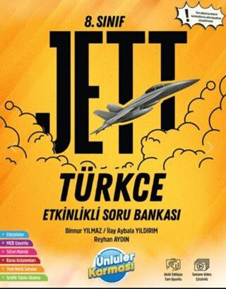 8. Sınıf Jett Türkçe Etkinlikli Soru Bankası - 1