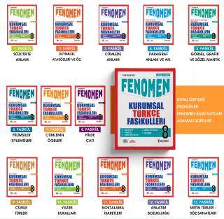 8. Sınıf Kurumsal Türkçe Fasikülleri 13 Fasikül - 1