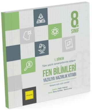 8. Sınıf LGS 1. Dönem Fen Bilimleri Yazılıya Hazırlık Kitabı - 1