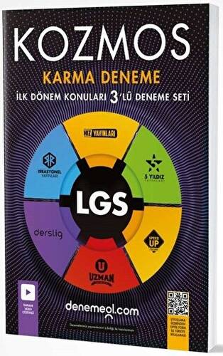 8. Sınıf LGS 1. Dönem Kozmos Karma 3`lü Deneme Seti - 1