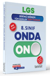 8. Sınıf LGS 1. Dönem Onda On Tüm Dersler Tam Tekrar Soru Bankası - 1