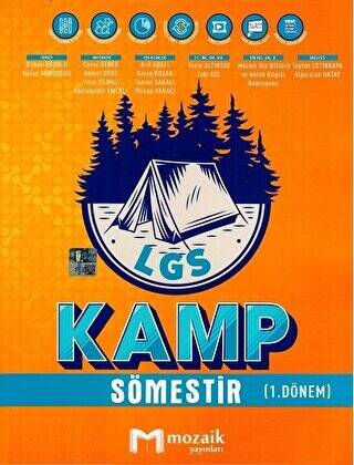 8. Sınıf LGS 1. Dönem Tüm Dersler Sömestir Kamp - 1