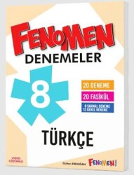 8. Sınıf Türkçe Fenomen 20`li Deneme - Fenomen Yayınları