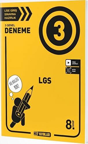 8. Sınıf LGS 3 Deneme - 1