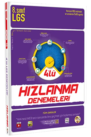 8. Sınıf LGS 4`lü Hızlanma Denemeleri - 1