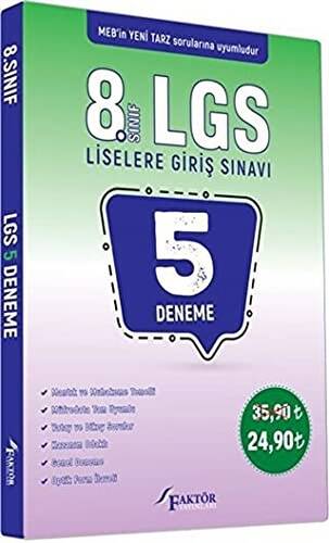 8. Sınıf LGS 5 Deneme - 1