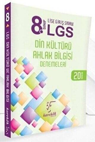 8. Sınıf LGS Din Kültürü Ahlak Bilgisi Denemeleri 20 Deneme - 1