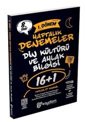 8. Sınıf LGS Din Kültürü ve Ahlak Bilgisi 1. Dönem 16+1 Haftalık Kazanım Denemeleri - 1