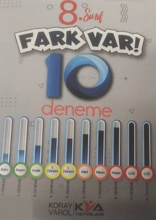 8. Sınıf LGS Fark Var 10 Deneme Seti - 1