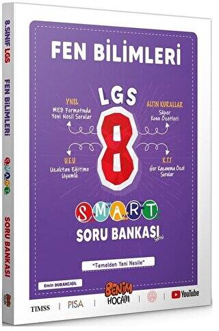 8. Sınıf LGS Fen Bilimleri Smart Soru Bankası - 1